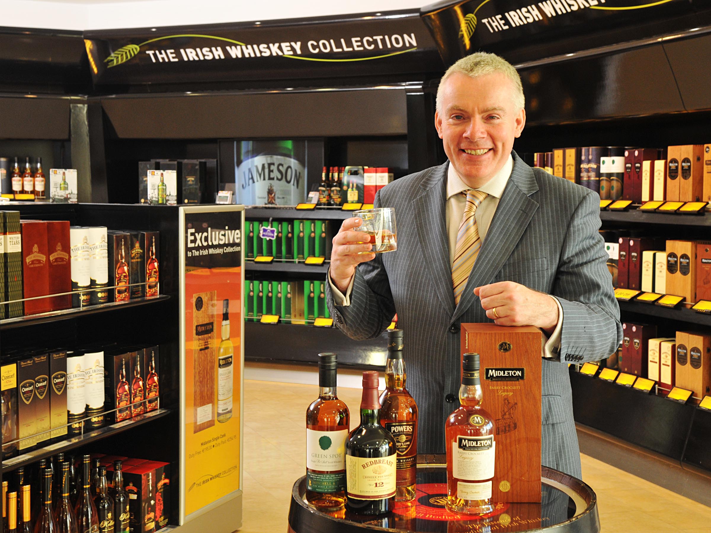 The Irish Whiskey Collection in Cork Airport ITTN